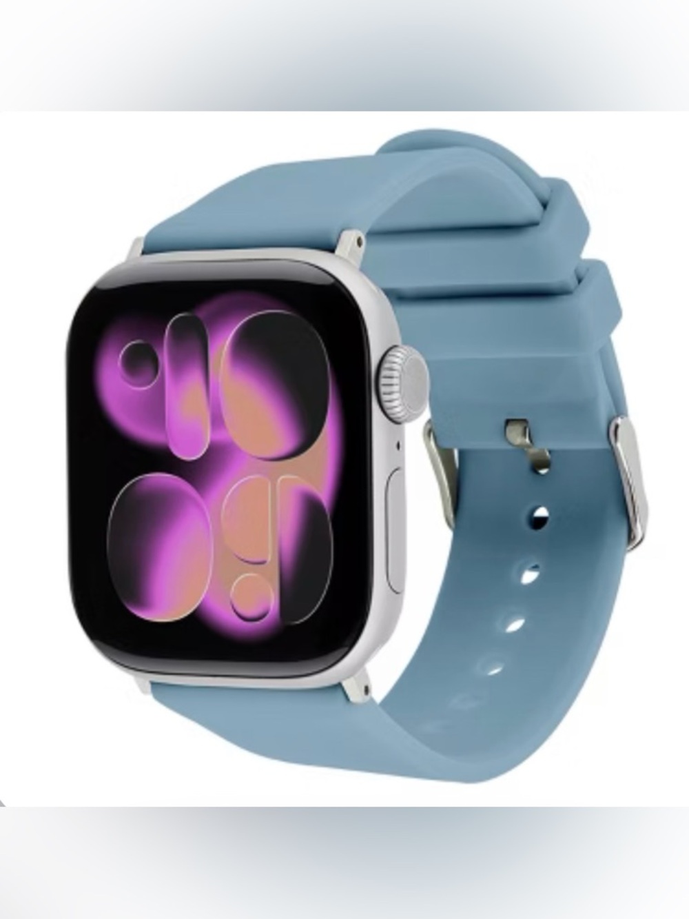 Case-Mate Universal Silicone Watch Band - Blue-Fits all Apple Watches